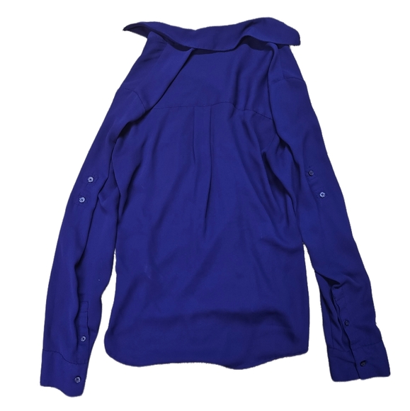 NWOT Express Portofino Shirt Purple - Picture 2 of 4